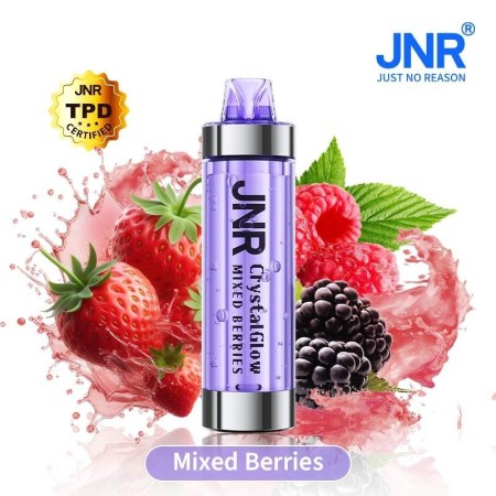 Mixed Berries 33000 puffs - Fruits rouges CRYSTAL GLOW JNR