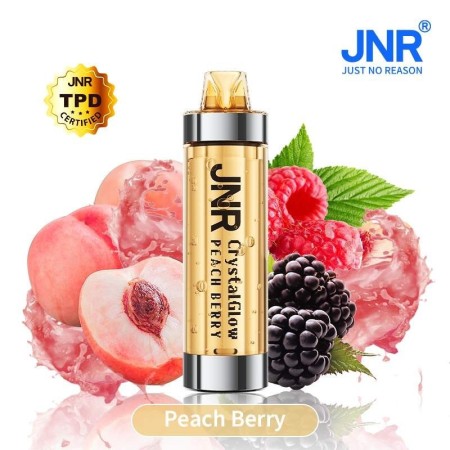 Peach Berry 33000 puffs - Puff fruitée CRYSTAL GLOW JNR
