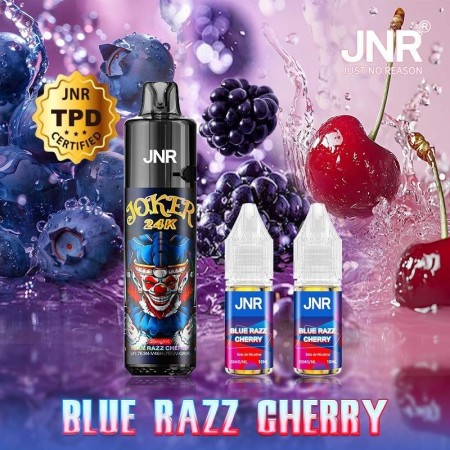Blue Razz Cherry 24000 puffs  Puff fruitée JOKER JNR