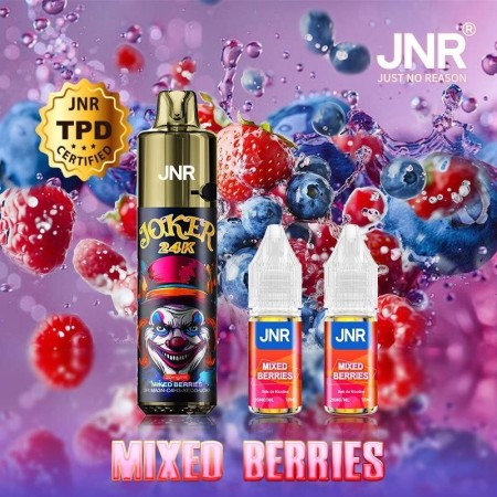 Mixed Berries 24000 puffs  Puff fruits rouges JOKER JNR