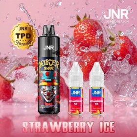 Strawberry Ice 24000 puffs  Puff fraise glacée JOKER JNR