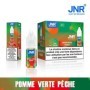 Green Apple Peach 28000 Puffs  Pomme pêche fruitée Falcon-X JNR