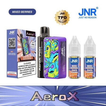 Mixed Berries 32000 puffs - Puff rechargeable AeroX JNR