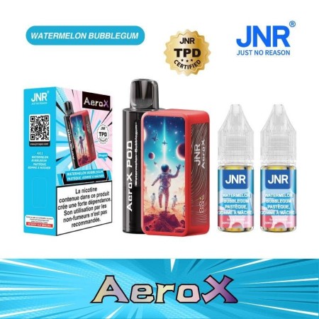 Watermelon Bubblegum 32000 puffs - Puff rechargeable AeroX JNR