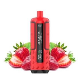 Hyper Max Advanced 30K Punch à la Fraise 6mg - Al Fakher | Puff rechargeable
