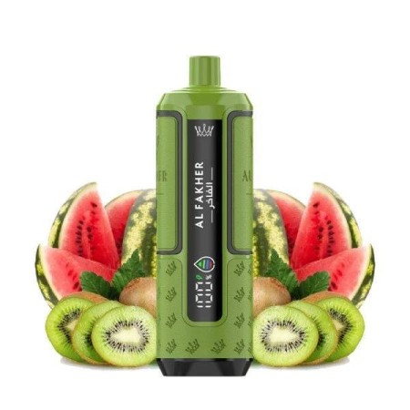 Hyper Max Advanced 30K Pastèque Kiwi 6mg - Al Fakher | Puff rechargeable