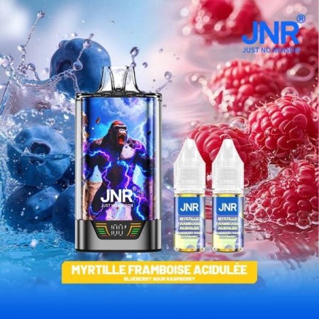 Gorilla X 43K Myrtille Framboise Acidulée 20mg - JNR | Puff rechargeable 43 000 bouffées