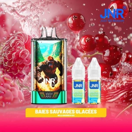Gorilla X 43K Baies Sauvages Glacées 20mg - JNR | Puff rechargeable 43 000 bouffées
