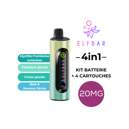 Elfbar 4en1 Signature 3200 Puffs | Sélection premium de saveurs