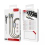 Cable 3 en 1 charge rapide Lightning Type-C Micro USB | D-Power