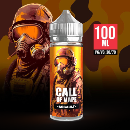 Assault 100ml Call Of Vape - E-liquide Cloud Vapor 0mg