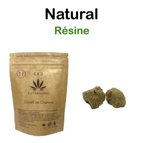 Résine CBD NATURAL – Texture Pollen, CBD 5–10%, Arômes Naturels & Certificat