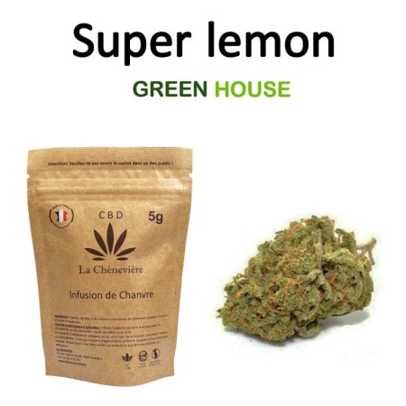 Super Lemon Haze CBD – Fleur Greenhouse – Citron & Pamplemousse – La Chènevière