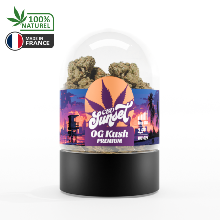 Fleur OG Kush CBD 2.5G - Sunset CBD Hemplab