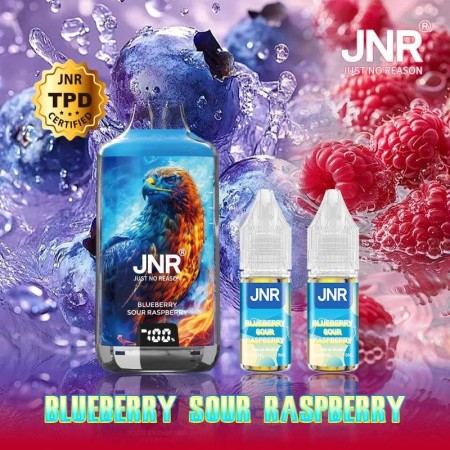 Blueberry Sour Raspberry 28000 Puffs - Fruits rouges acidulés Falcon-X JNR