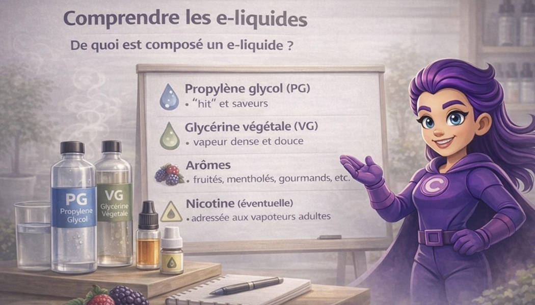 Comprendre les e-liquides
